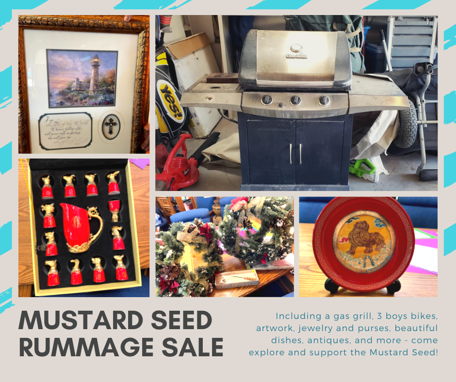 Mustard Seed Cafe Rummage Sale!