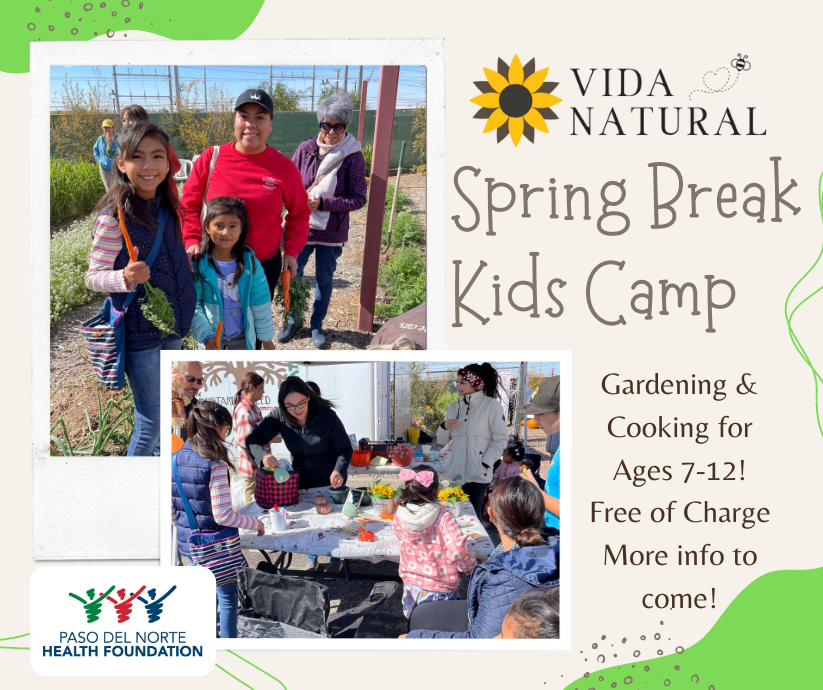 Spring Break Kids Gardening and Cooking Camp!